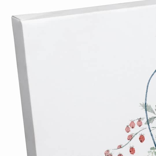 Grow Teapot Floral 16" x 16" Canvas Wall Art